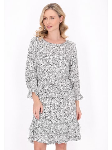 Usha Women Dress in white black