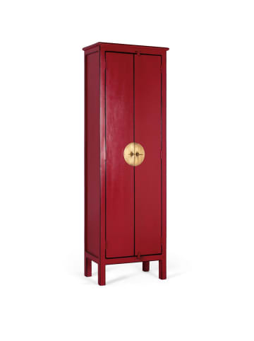 Giner y Colomer Handgefertigter 2-türiger Kleiderschrank aus Mangoholz in Red