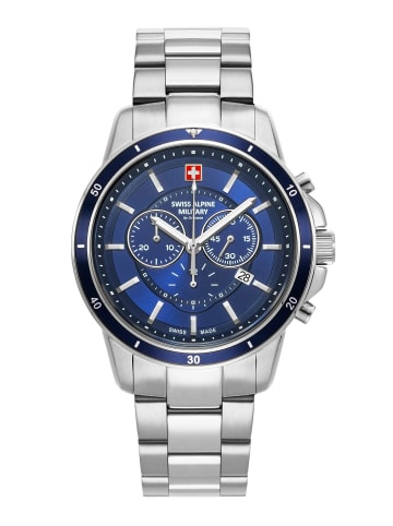 Swiss Alpine Military by Grovana Analoguhr für Herren in blau