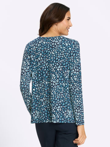 WITT WEIDEN Tunikashirt in marine-topas-bedruckt