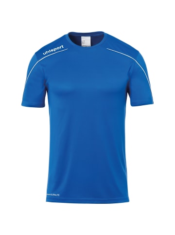 uhlsport  Trainings-T-Shirt STREAM 22 in azurblau/weiß