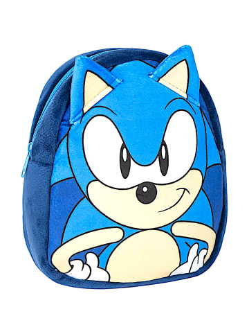 Cerda Kinderrucksack Sonic The Hedgehog Plüsch 3D (H) 22 cm in Blau