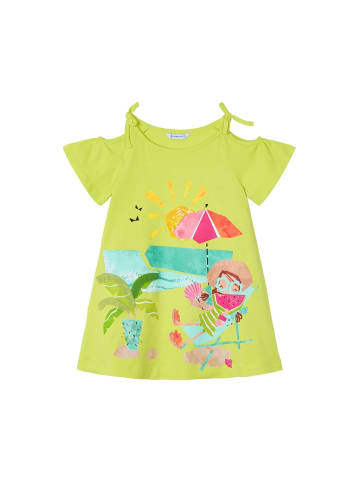 Mayoral Sommerkleid mit Schleifendetails in zitrone