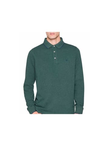 FYNCH-HATTON Poloshirt langarm in grün