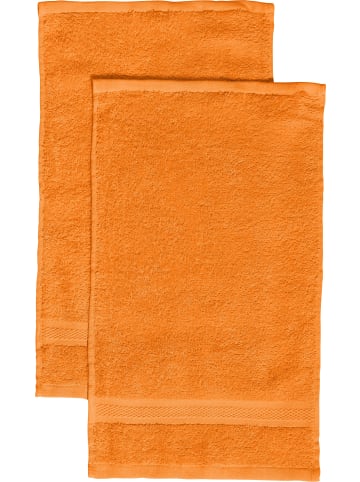 REDBEST Frottier Gästetuch 2er-Pack Chicago in orange