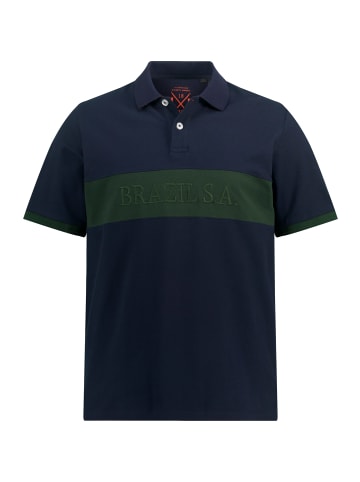 JP1880 Poloshirt in mattes nachtblau