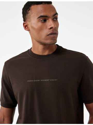 KOTON TSHIRT SS in Braun