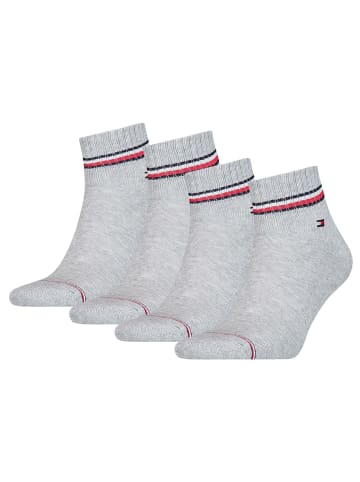 Tommy Hilfiger Socken 4er Pack in Grau