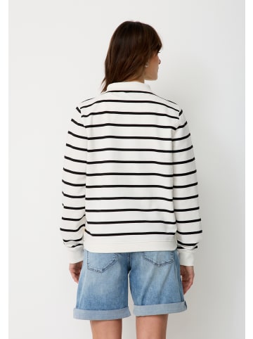 Paddock's Pullover in ecru/black stripe