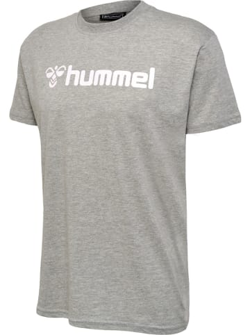 Hummel T-Shirt "Hmlmover Cotton T-Shirt S/S" in Grau