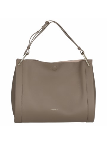 COCCINELLE Wallace - Henkeltasche 36 cm (warm taupe/rosette) in warm taupe rosette