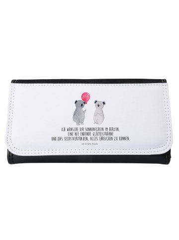 Mr. & Mrs. Panda Portemonnaie für Damen Koala Luftballon mit Spruch in Weiß