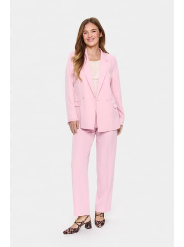 SAINT TROPEZ Blazer LamiaSZ Gerade Passform in Pink Nectar