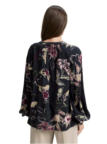 Tom Tailor Langarmbluse für Damen in marineblau