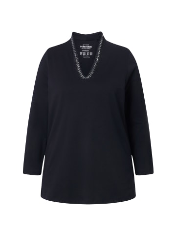 Ulla Popken Shirt in schwarz