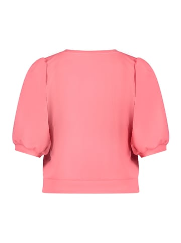 Vera Mont Halbarm-Shirt mit Rundhalsausschnitt in Peach Lime