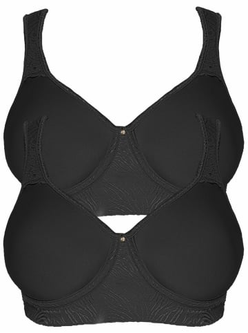 Viania 2er Pack Spacer BH Marina in schwarz schwarz