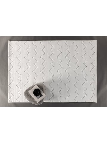 ebuy24 Teppich Fia Weiß 160 x 230 cm