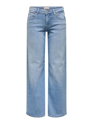ONLY Jeans mit weitem Bein in Light Blue Denim