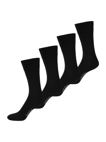 NUR DER Basicsocken Bambus* Komfort in Schwarz