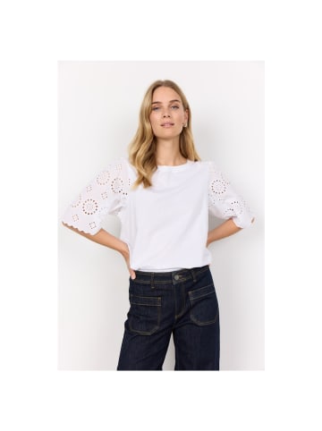 soyaconcept Halbarmbluse in white