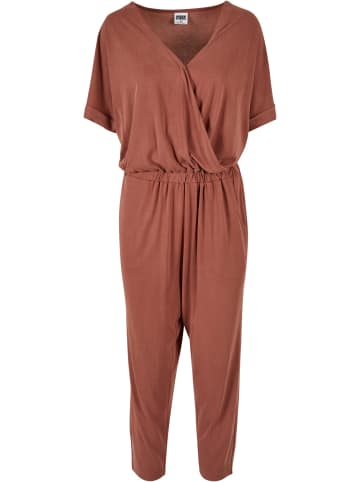 Urban Classics Urban Classics Damen Ladies Modal Jumpsuit in terracotta