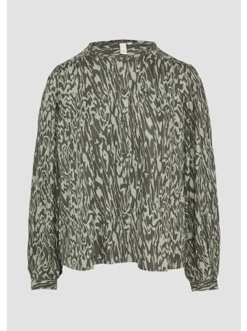 QS Bluse in 72A0_salbeigrün