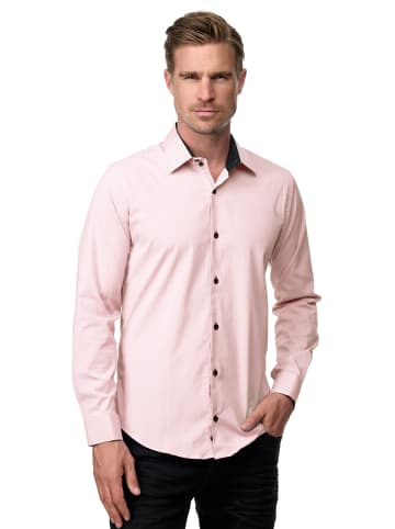 Rusty Neal Business Hemd Slim Fit Premium Cotton-Stretch in Rosa