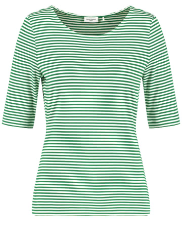 Gerry Weber T-Shirt 1/2 Arm in Vibr. Green/Offwhite Stripes