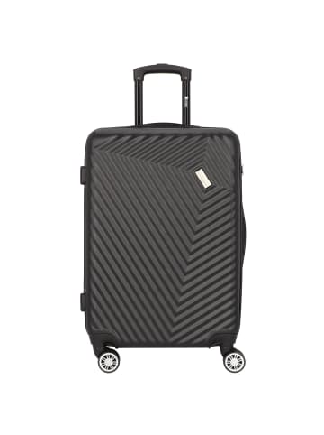 mano Don Carlo 4-Rollen Trolley 67 cm in schwarz