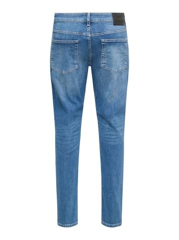 ONLY & SONS Slim Fit Jeans in Medium Blue Denim