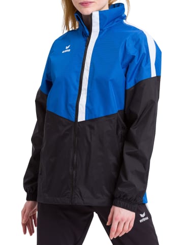 erima Squad Allwetterjacke in new royal/schwarz/weiss