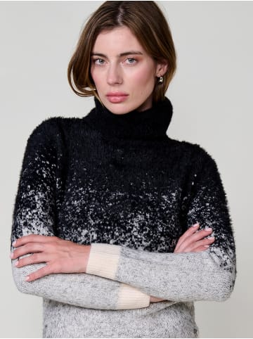 KOROSHI Women's soft jacquard stitch sweater in weiß