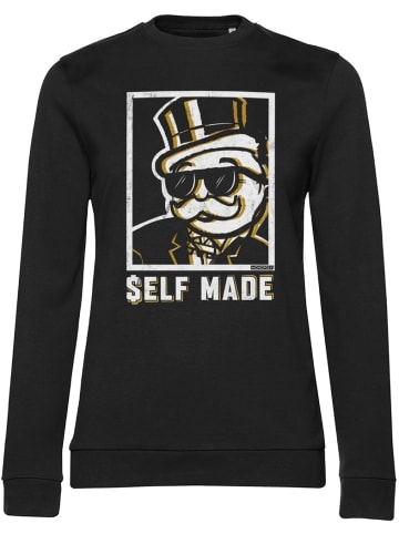 Monopoly Pullover "Monopoly Self Made Girly Sweatshirt" in Schwarz