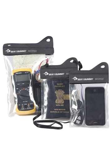 Sea to Summit TPU Accessory Case Medium - wasserdichte Zubehörtasche M (black) in schwarz