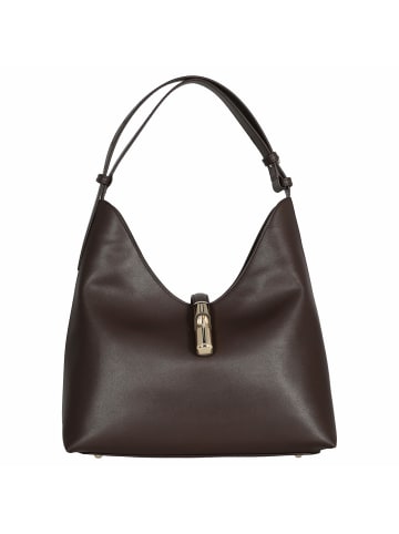 Furla Goccia M Hobo - Schultertasche 30.5 cm (cenere) in cioccolato