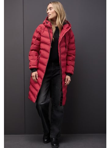 Street One Mantel mit geklebten Nähten in Rot