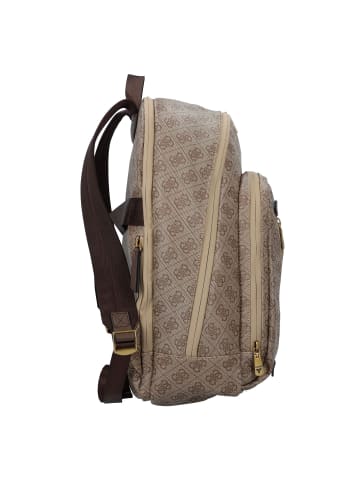 Guess Milano Rucksack 41.5 cm Laptopfach in beige-brown