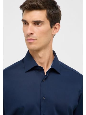 Eterna Langarmhemd in navy