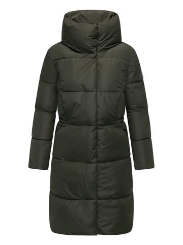 Navahoo Wintermantel Wolkenkuss 14 in Dark Olive