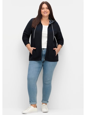 sheego Sweatjacke in nachtblau