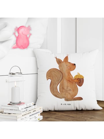 Mr. & Mrs. Panda kissen für couch Eichhörnchen Weihnachten ohne ... in Weiß