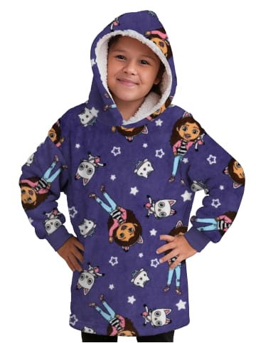 Gabby's Dollhouse Gabby's Dollhouse Oversize Cozy Hoodie Übergroße Kuschelpullover in lila