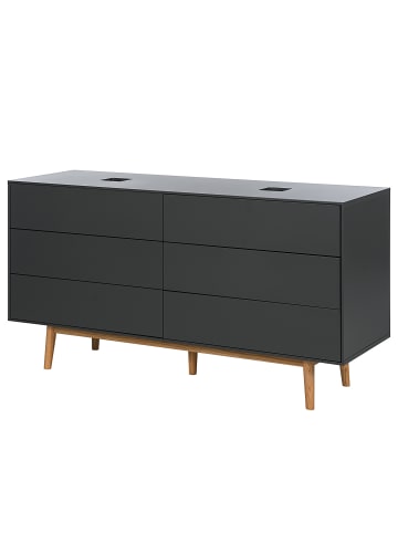 home24 Doppelwaschtisch LINDHOLM in Grau