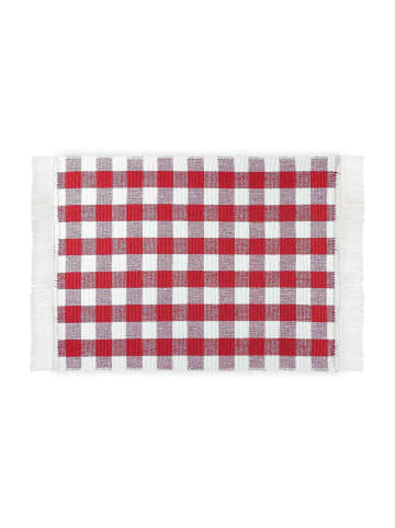 WohnDirect Indoor Küchenteppich MATRIX in Rot