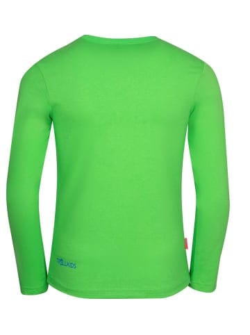 Trollkids Longsleeve "Troll" in Hellgrün/Blau