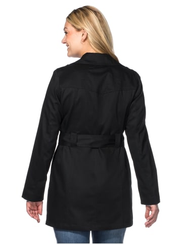 sheego Trenchcoat in schwarz