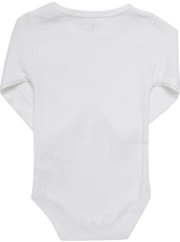 Fixoni Kinder Langarmbody in Weiß