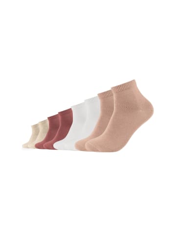 S. Oliver Kurzsocken 8er Pack essentials in pink sand