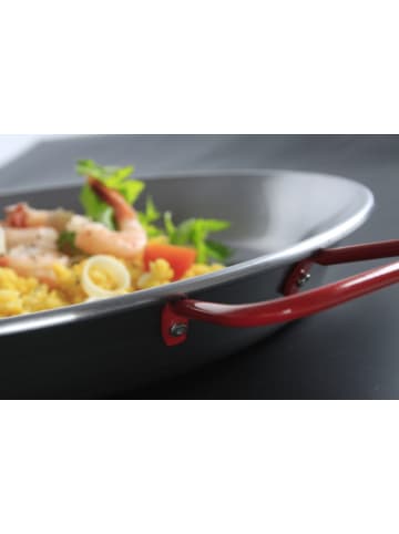Riess HENDI Paellapfanne, Geeignet für Gasgrill 146002, ⌀600x(H)40mm